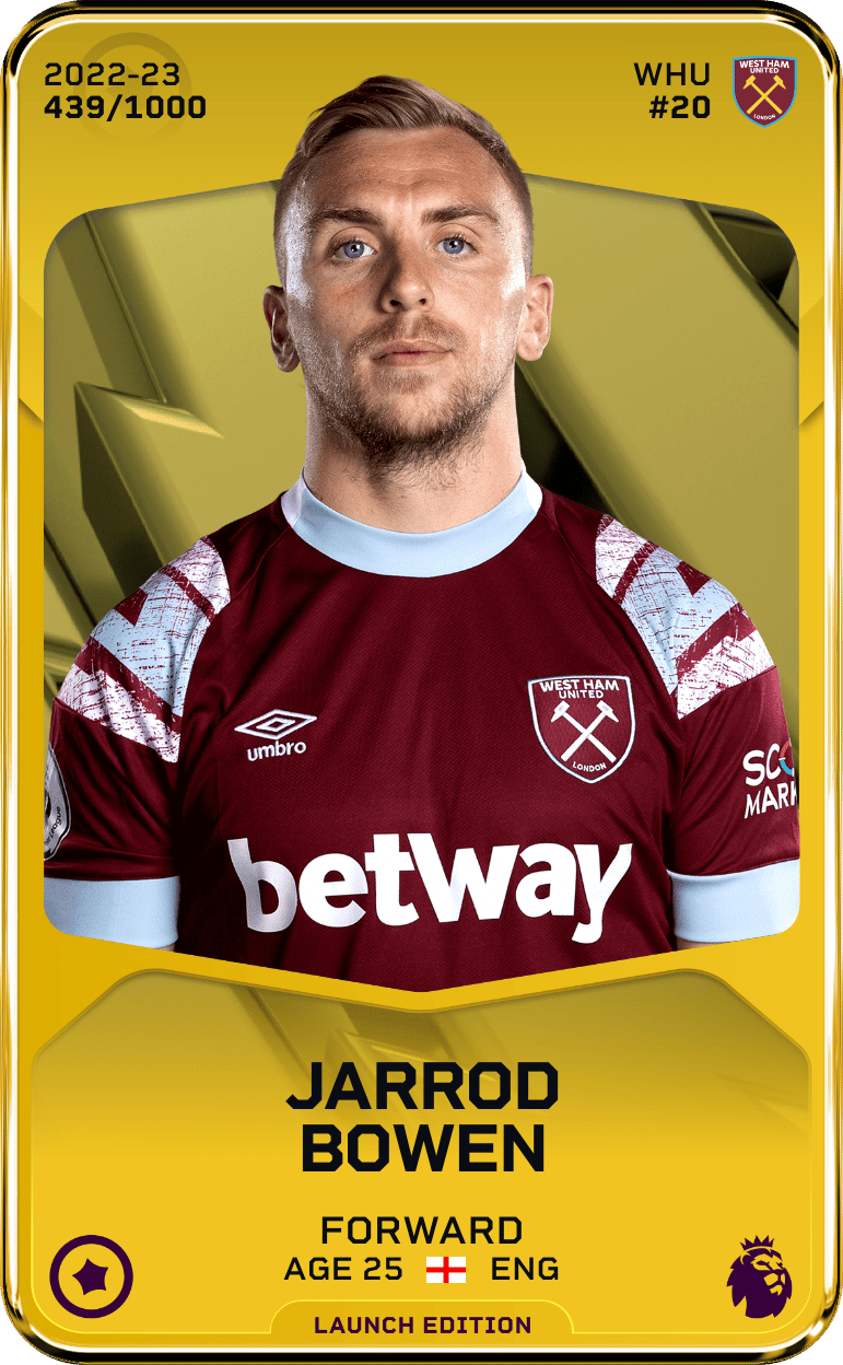 Jarrod Bowen 2022-23 • Limited 439/1000