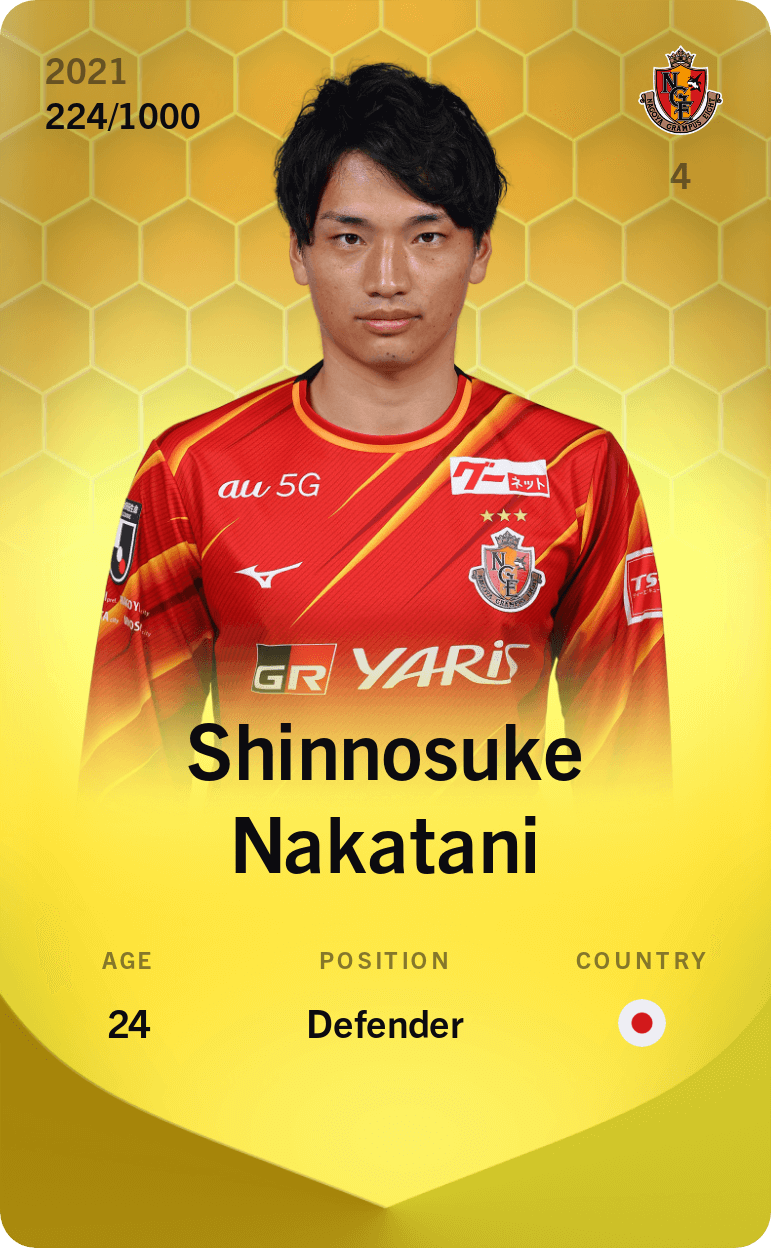 Shinnosuke Nakatani 2021-22 • Limited 224/1000