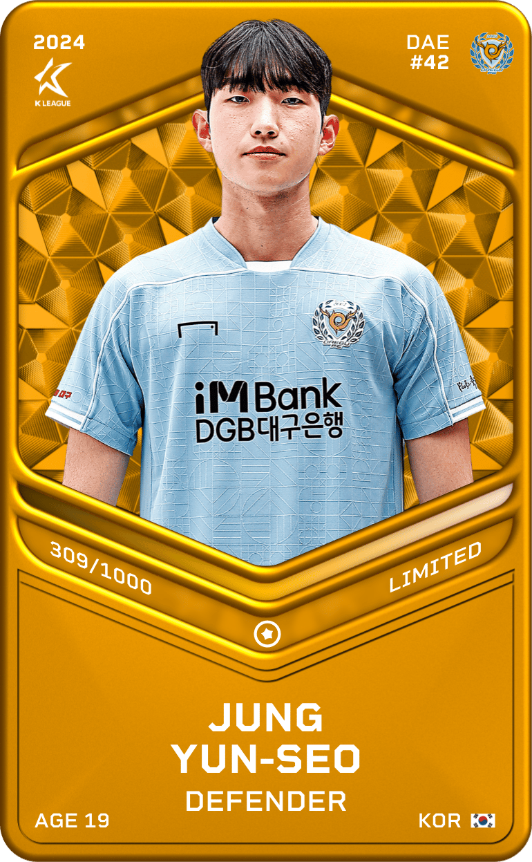 Jung Yoon-Seo 2024-25 • Limited 309/1000