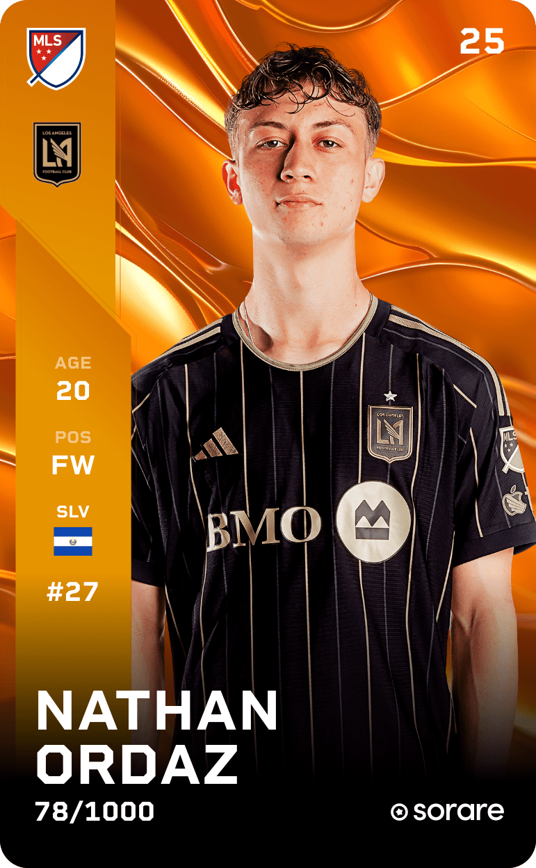 Nathan Ordaz 2025-26 • Limited 78/1000