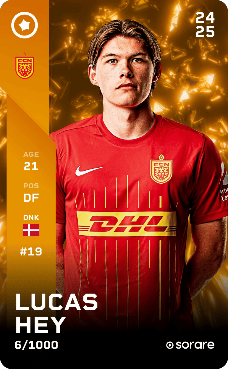 Lucas Hey 2024-25 • Limited 6/1000