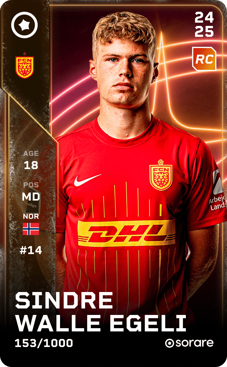 Sindre Egeli 2024-25 • Limited 153/1000