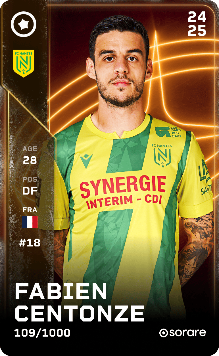 Fabien Centonze 2024-25 • Limited 109/1000