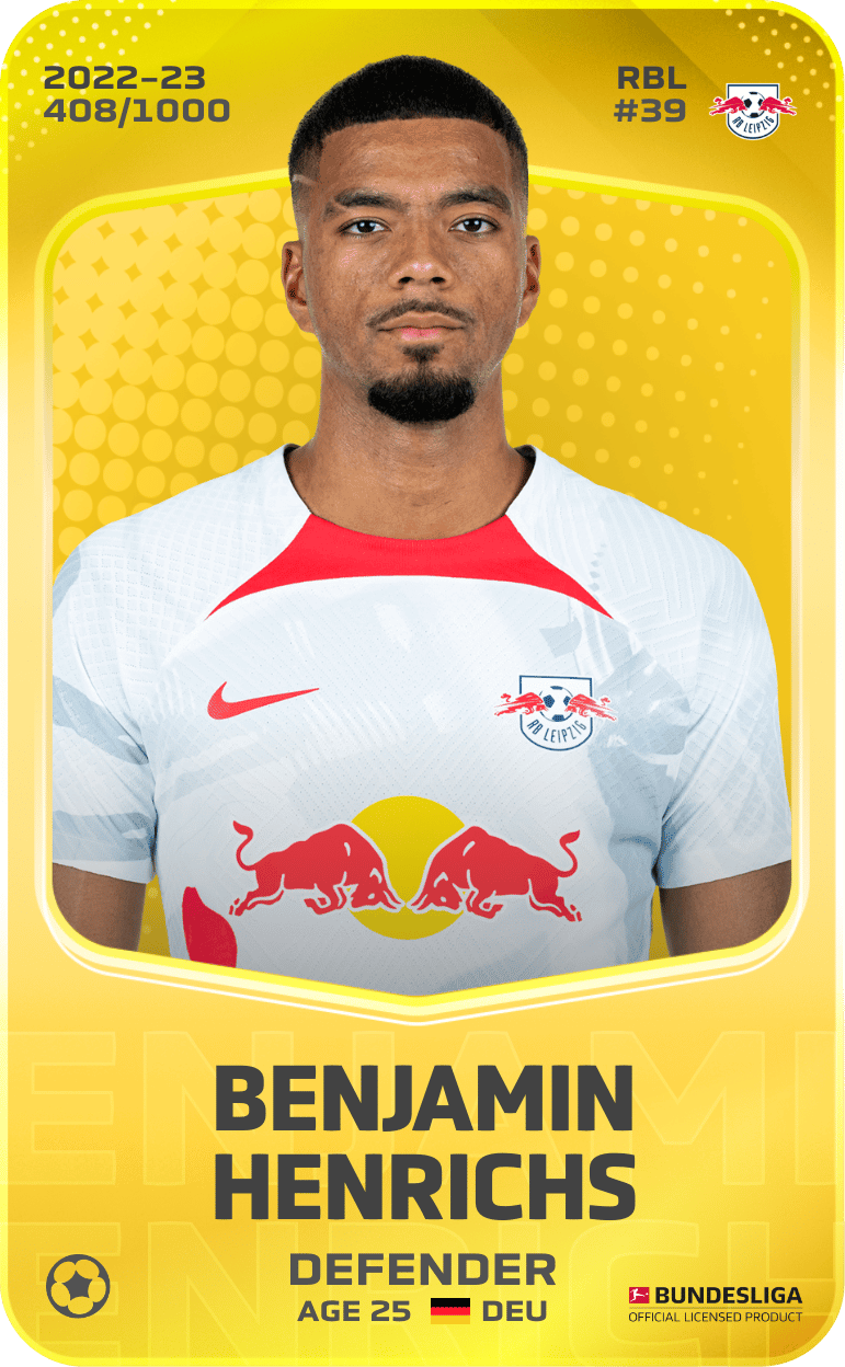 Benjamin Henrichs 2022-23 • Limited 408/1000
