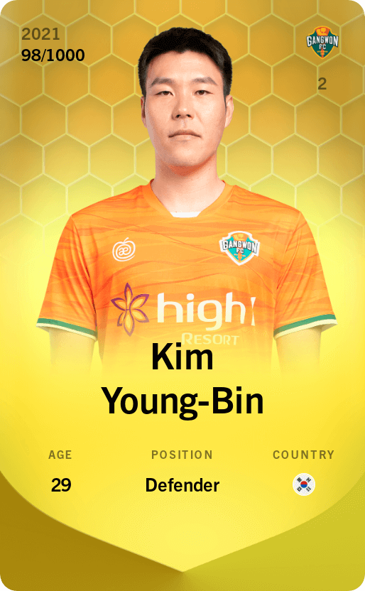 Kim Young-Bin 2021-22 • Limited 98/1000