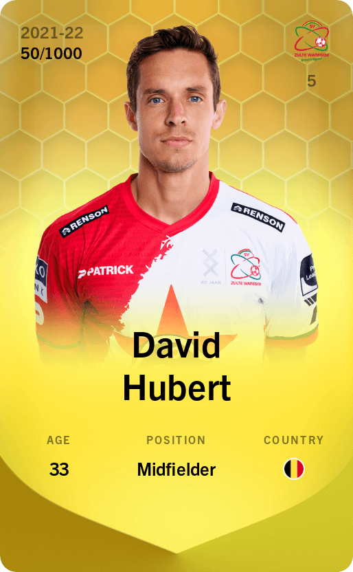 David Hubert 2021-22 • Limited 50/1000