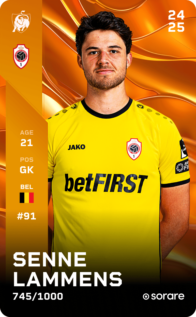 Senne Lammens 2024-25 • Limited 745/1000
