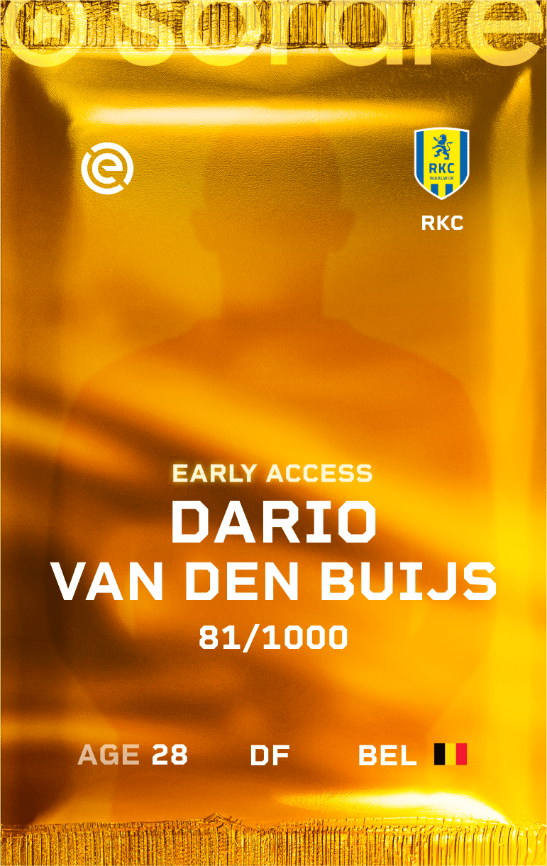 Dario Van den Buijs 2024-25 • Limited 81/1000