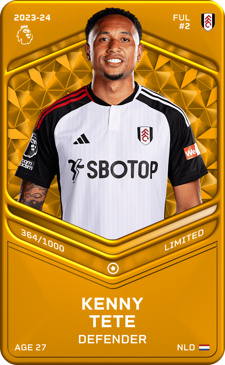 Kenny Tete 2023-24 • Limited 364/1000