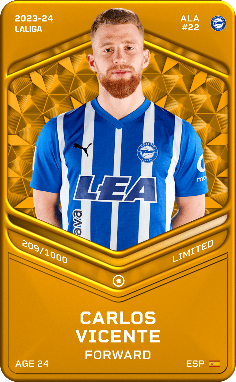 Carlos Vicente 2023-24 • Limited 209/1000