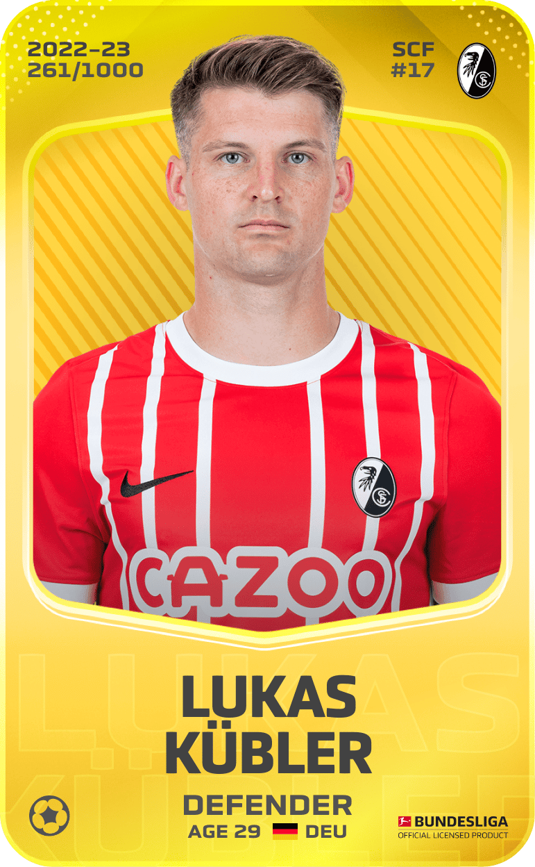 Lukas Kübler 2022-23 • Limited 261/1000