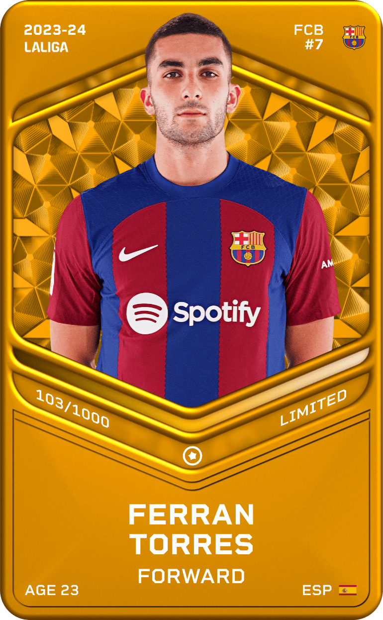 Ferran Torres 2023-24 • Limited 103/1000