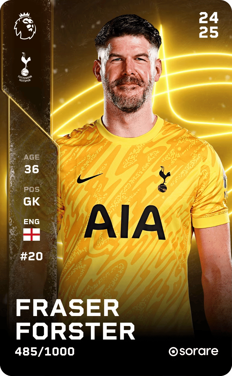 Fraser Forster 2024-25 • Limited 485/1000