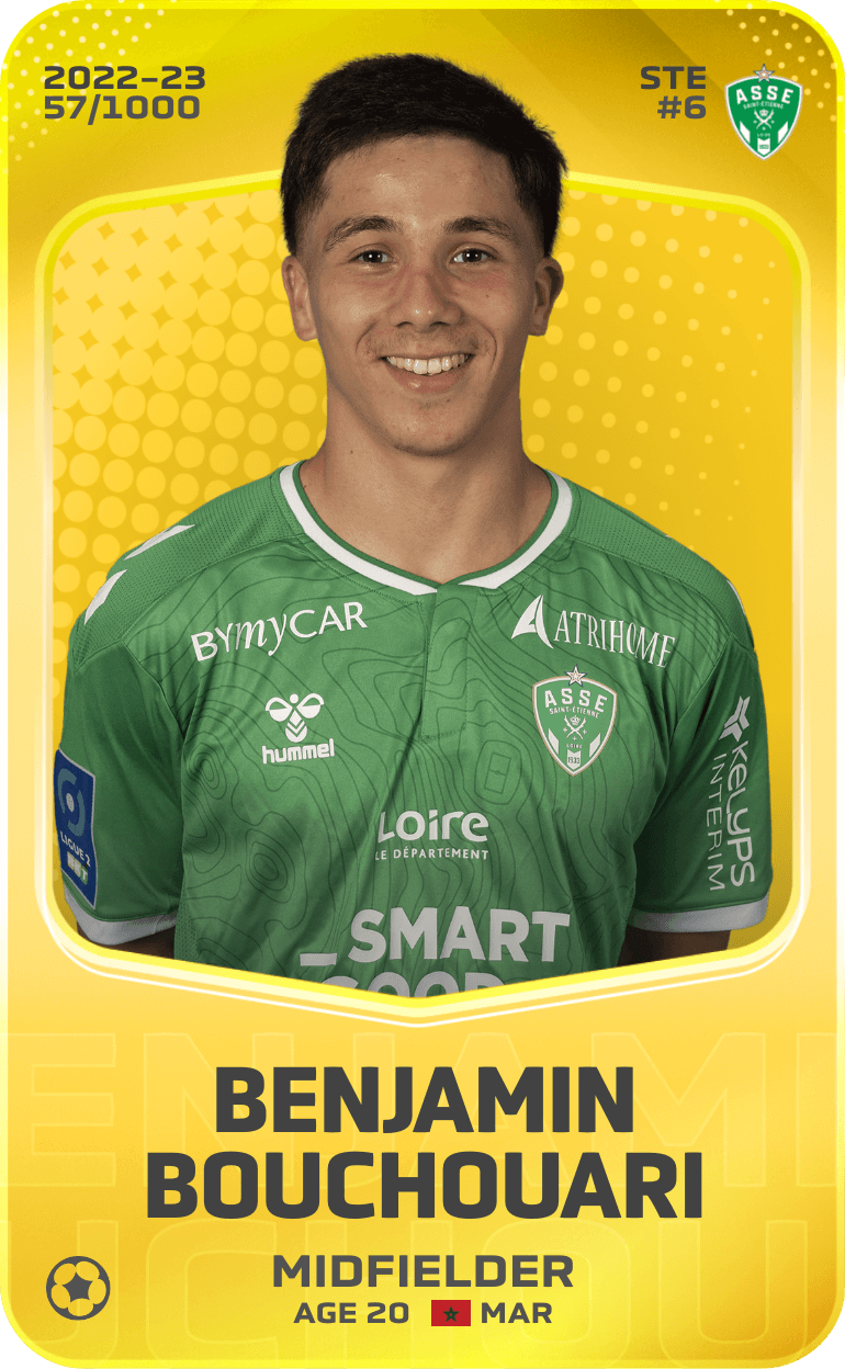 Benjamin Bouchouari 2022-23 • Limited 57/1000