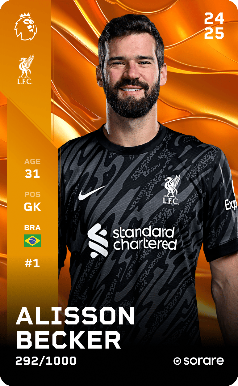 Alisson Becker 2024-25 • Limited 292/1000