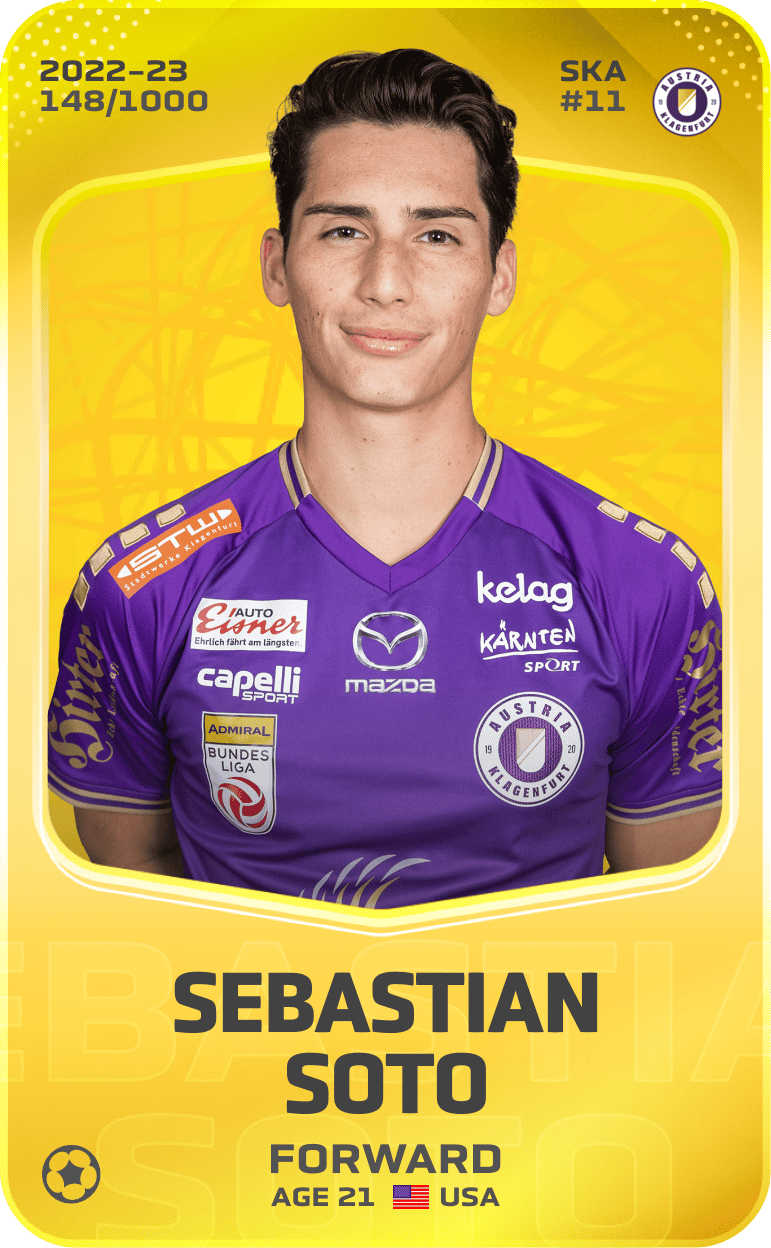 Sebastian Soto 2022-23 • Limited 148/1000