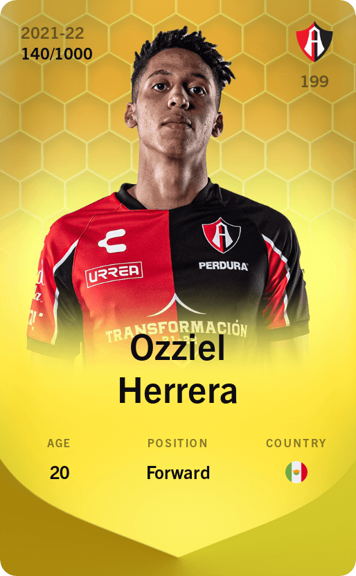 Ozziel Herrera 2021-22 • Limited 140/1000