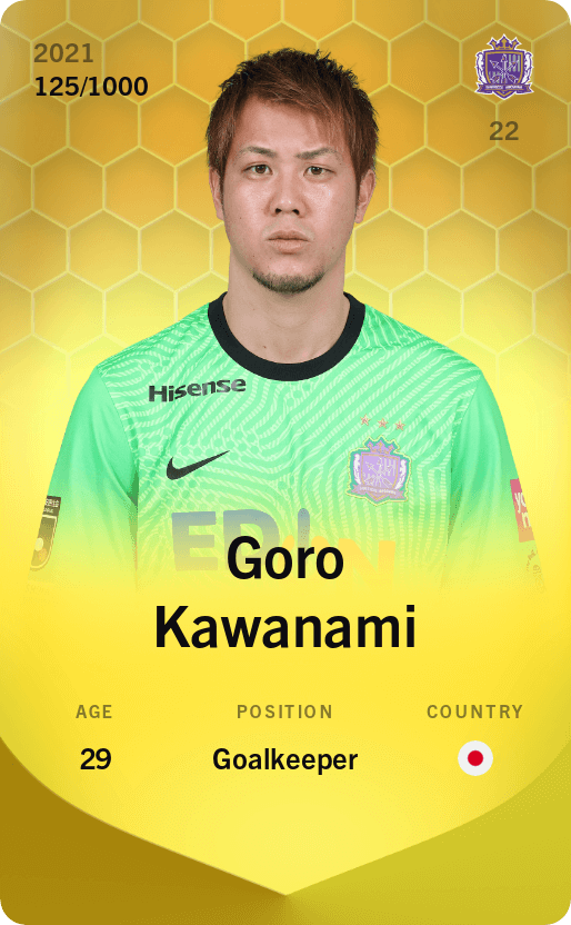 Goro Kawanami 2021-22 • Limited 125/1000