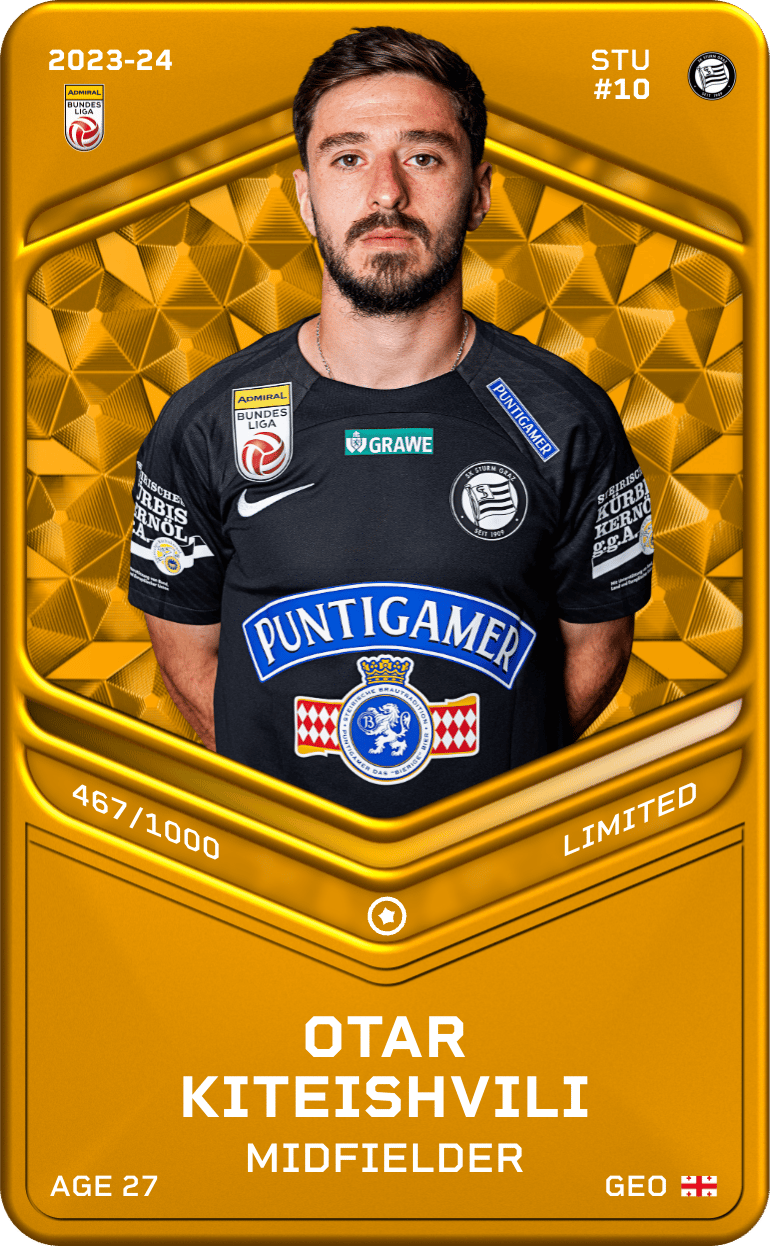 Otar Kiteishvili 2023-24 • Limited 467/1000