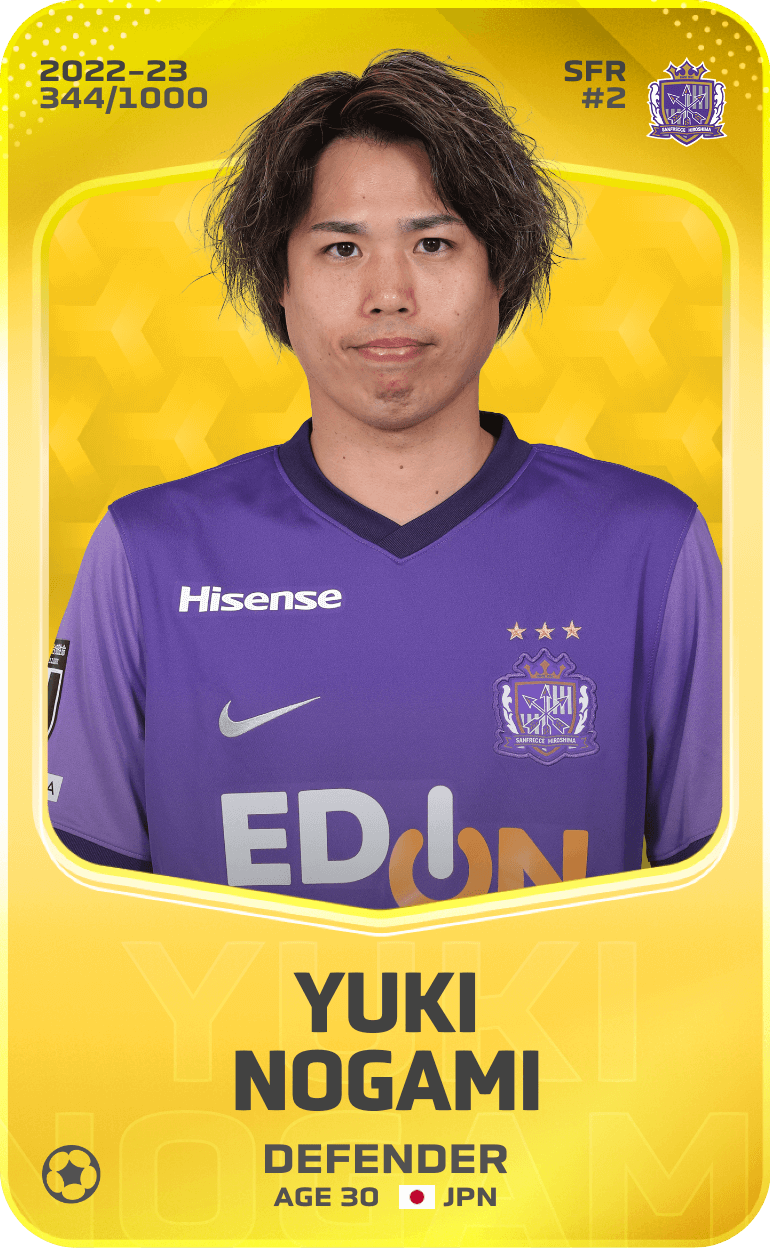Yuki Nogami 2022-23 • Limited 344/1000