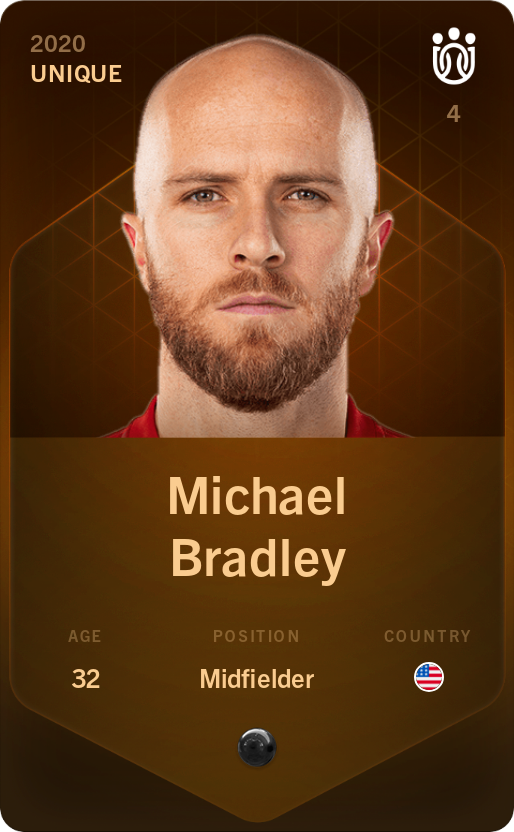 Sorare - Sorare Official - Michael Bradley 2020-21 • Unique - NFT # 101410327096978948098486969055854397730826350458599165299073796829098383404565