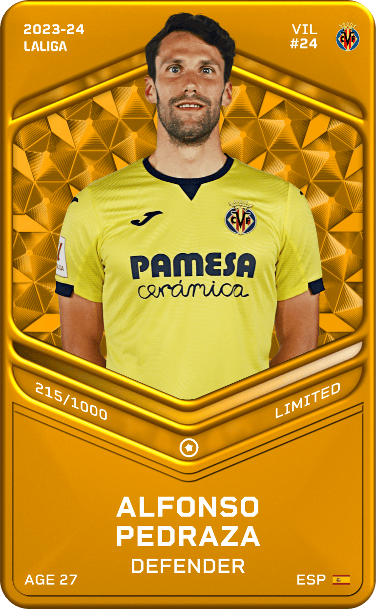 Alfonso Pedraza 2023-24 • Limited 215/1000