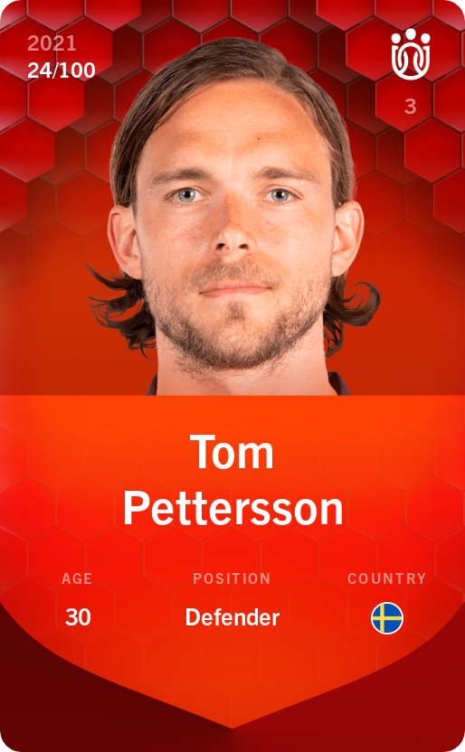 Sorare - Sorare Official - Tom Pettersson 2021-22 • Rare 24/100 - NFT # 75771918795068995914389988472793923299685518660360303244072035769442582108856