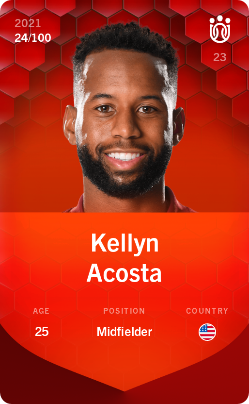 Sorare - Sorare Official - Kellyn Acosta 2021-22 • Rare 24/100 - NFT # 103553687439049322631061426911544296603881211609907767794628453661149118327789
