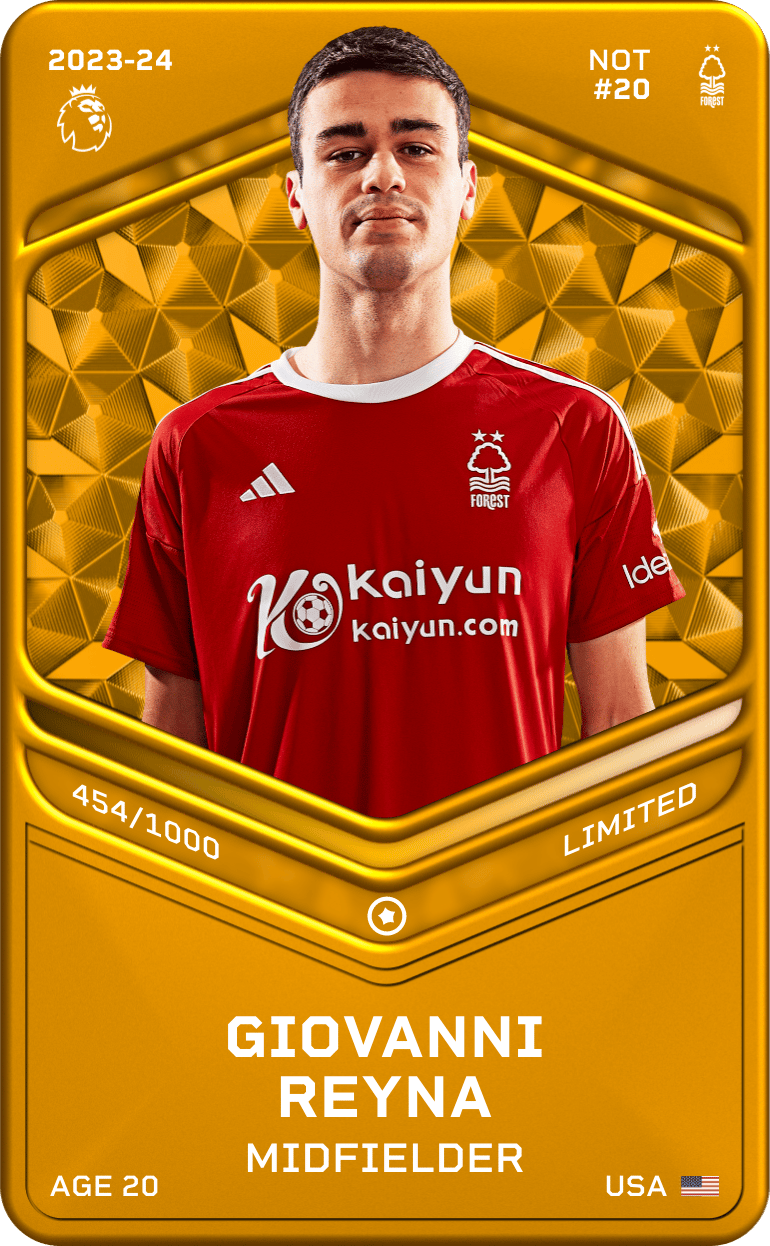 Giovanni Reyna 2023-24 • Limited 454/1000