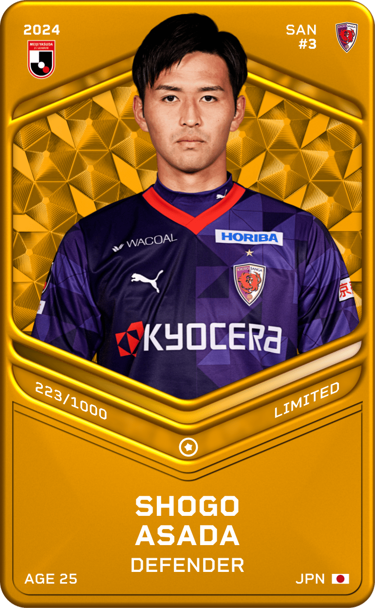 Shogo Asada 2024-25 • Limited 223/1000