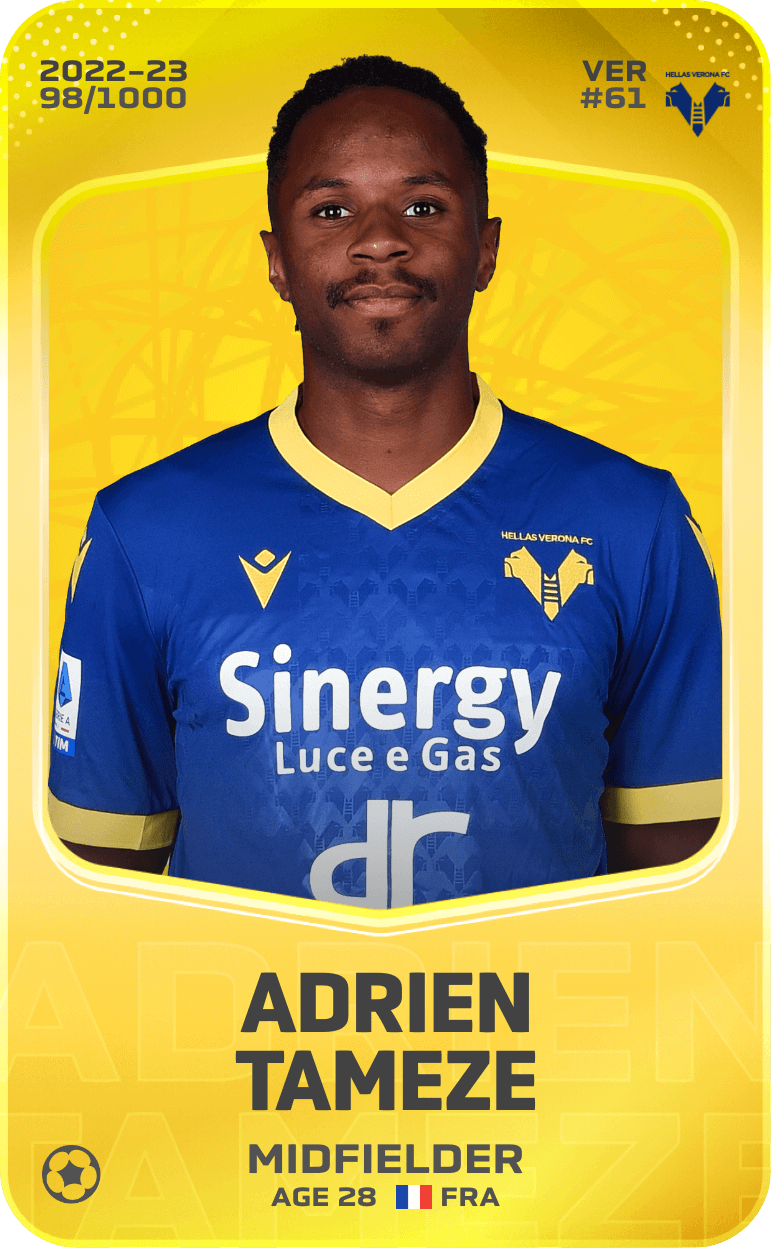 Adrien Tameze 2022-23 • Limited 98/1000