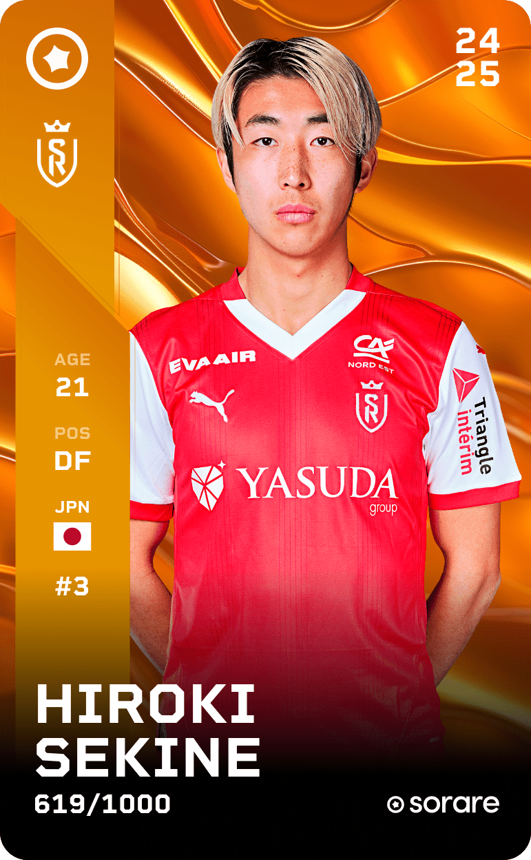 Hiroki Sekine 2024-25 • Limited 619/1000