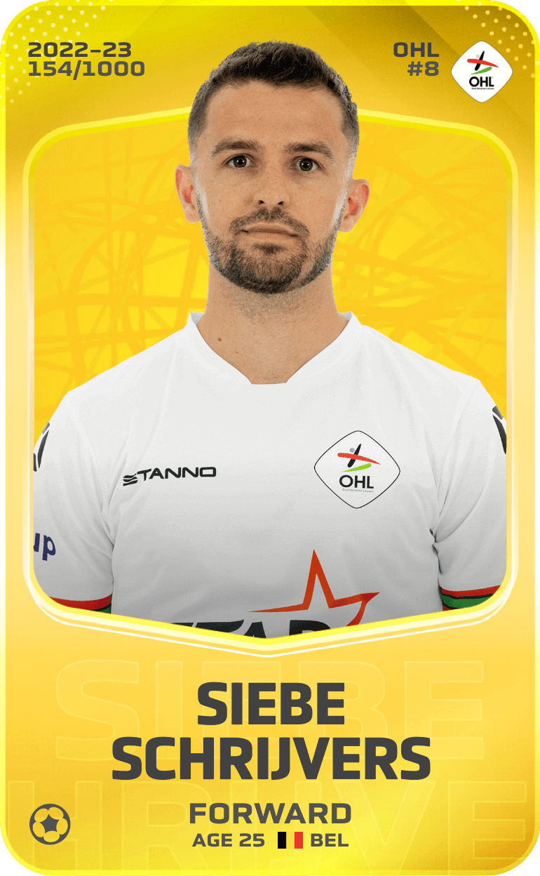 Siebe Schrijvers 2022-23 • Limited 154/1000