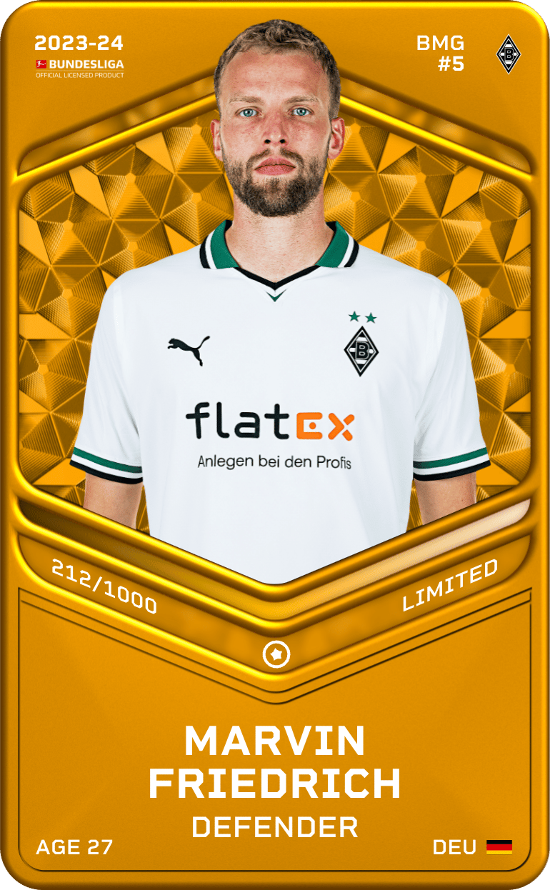 Marvin Friedrich 2023-24 • Limited 212/1000