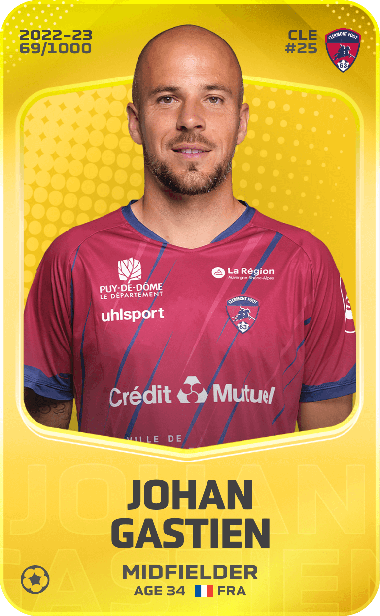 Johan Gastien 2022-23 • Limited 69/1000