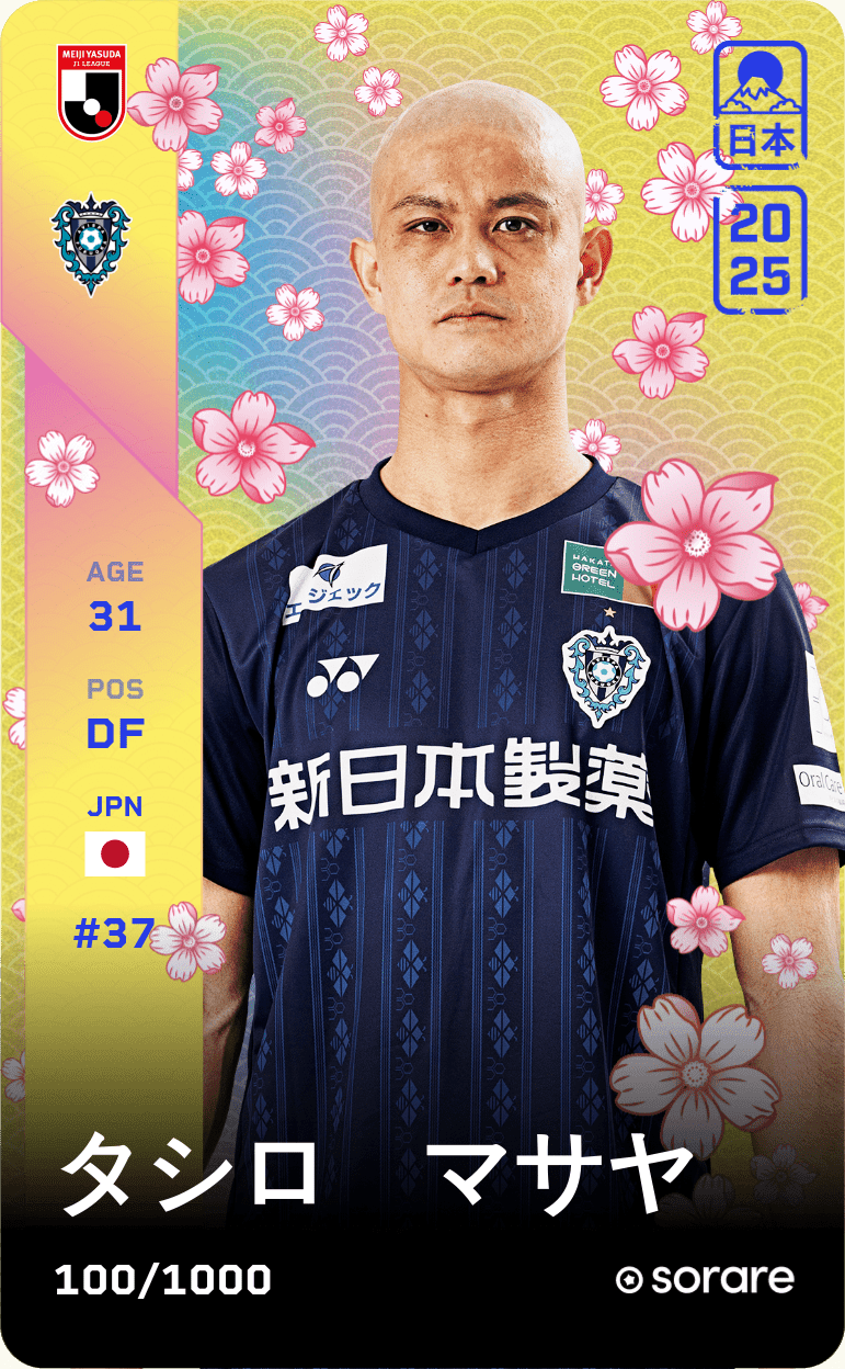 Masaya Tashiro 2025-26 • Limited 100/1000