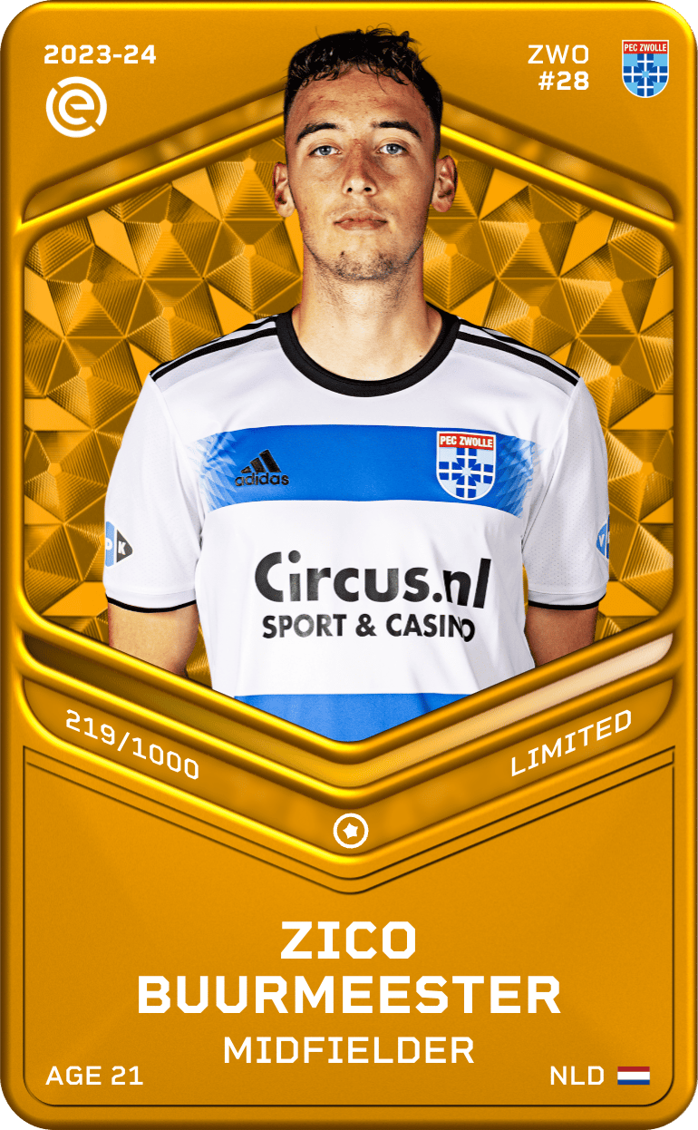 Zico Buurmeester 2023-24 • Limited 219/1000