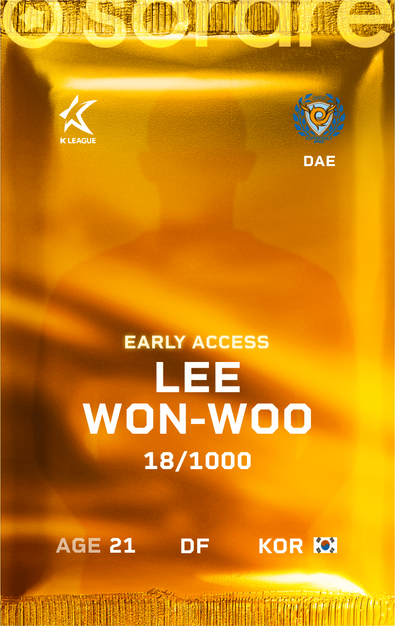 Lee Won-Woo 2025-26 • Limited 18/1000