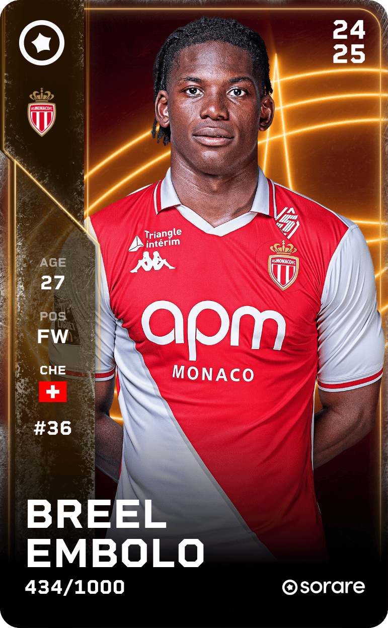 Breel Embolo 2024-25 • Limited 434/1000