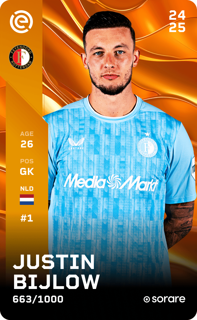 Justin Bijlow 2024-25 • Limited 663/1000