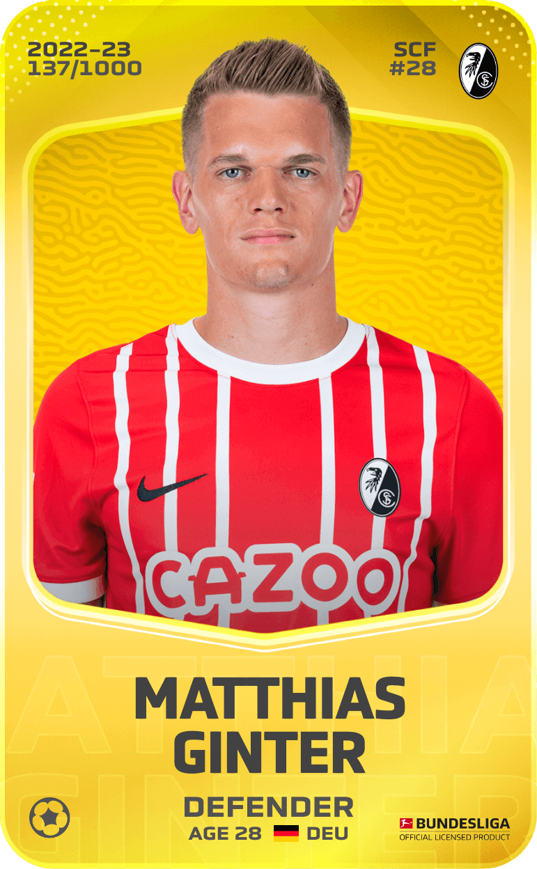 Matthias Ginter 2022-23 • Limited 137/1000