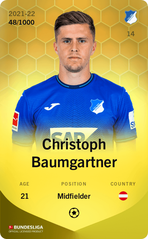 Christoph Baumgartner 2021-22 • Limited 48/1000