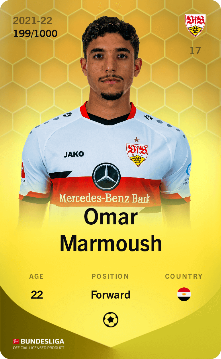 Omar Marmoush 2021-22 • Limited 199/1000