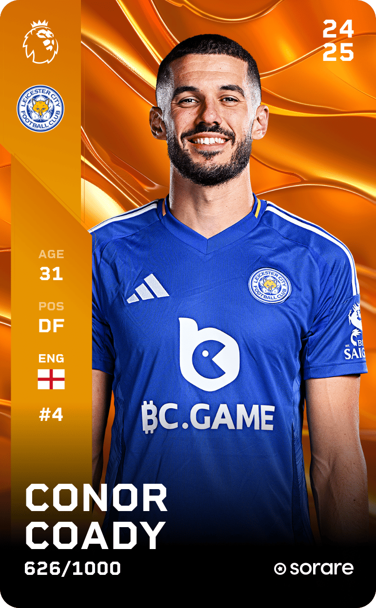 Conor Coady 2024-25 • Limited 626/1000