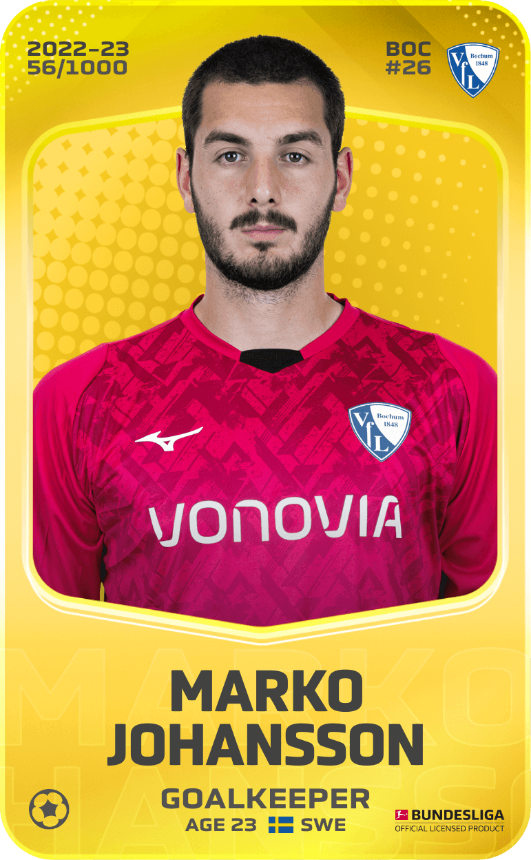 Marko Johansson 2022-23 • Limited 56/1000
