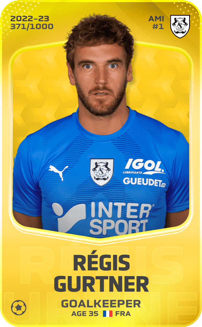 Régis Gurtner 2022-23 • Limited 371/1000