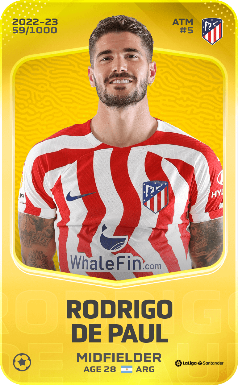 Rodrigo De Paul 2022-23 • Limited 59/1000