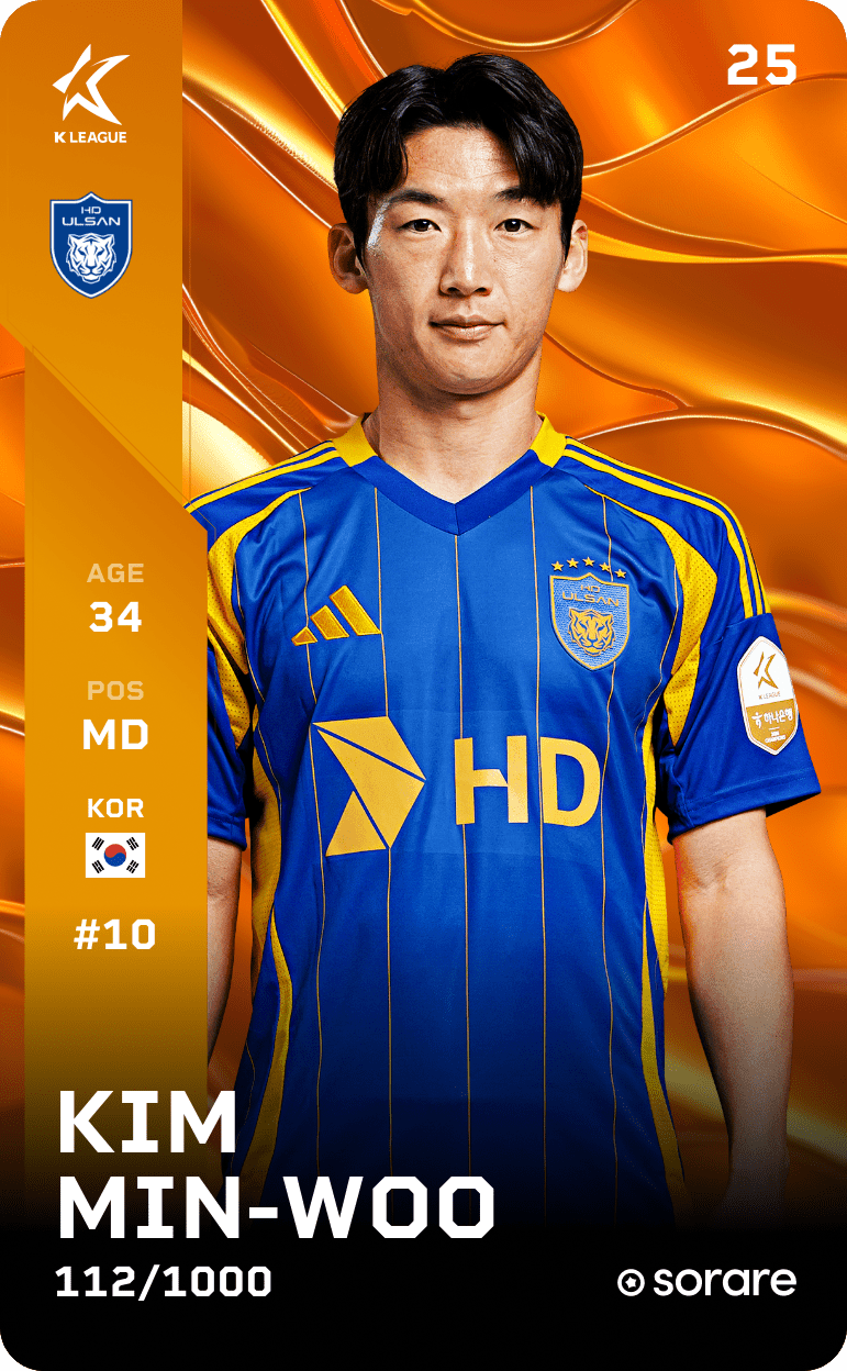 Kim Min-Woo 2025-26 • Limited 112/1000