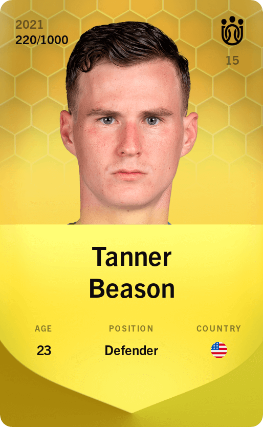 Tanner Beason 2021-22 • Limited 220/1000