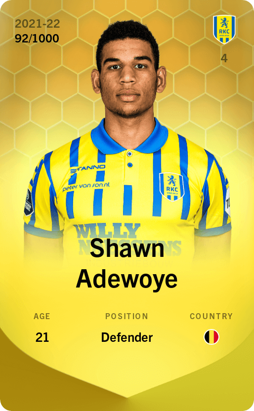 Shawn Adewoye 2021-22 • Limited 92/1000